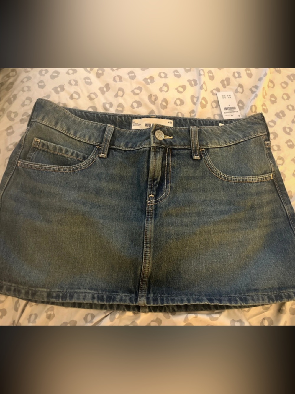 Hollister Denim Mini Skort NWT